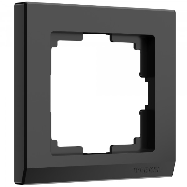 Рамка на 1 пост Werkel WL04-Frame-01 Stark (черный) - купить в Твери
