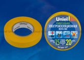 Изолента Uniel UIT-135P 20/15/01 YEL - купить в Твери
