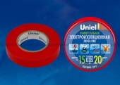 Изолента Uniel UIT-135P 20/15/01 RED - купить в Твери