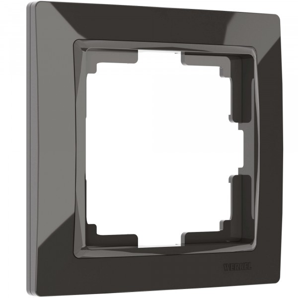 Рамка на 1 пост Werkel WL03-Frame-01 Snabb Basic (серо–коричневый) - купить в Твери