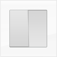 Рамка для двойной розетки Werkel WL01-Frame-01-DBL Favorit (белый) - купить в Твери