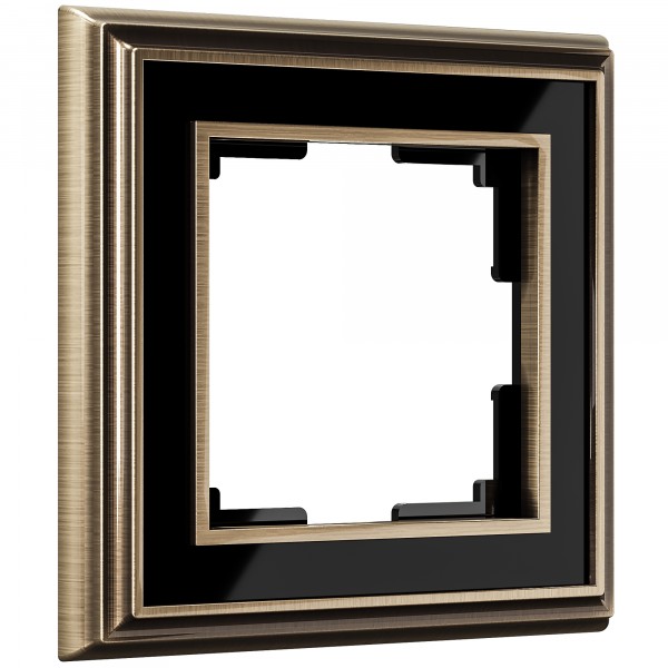 Рамка на 1 пост Werkel WL17-Frame-01 Palacio (бронза / черный) - купить в Твери