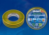 Изолента Uniel UIT-135P 20/15/01 YGR - купить в Твери