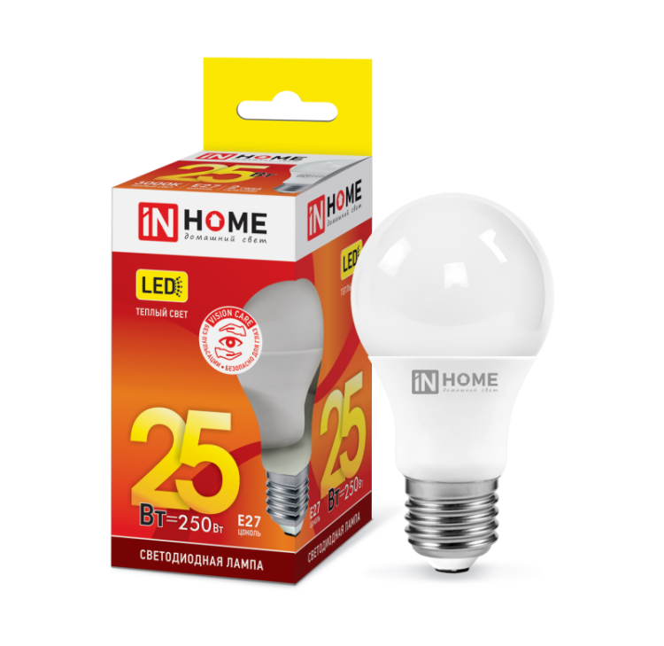 Лампа светодиодная LED-A65-VC 25Вт 230В Е27 2380Лм